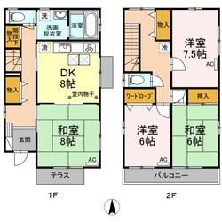 D-room北口戸建て　1の物件間取画像